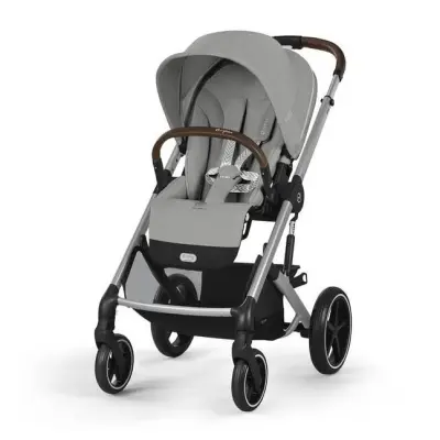 Cybex Balios S Lux sittvagn, stone grey/silver chassi