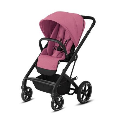 Cybex Balios S Lux sittvagn magnolia pink/svart chassi