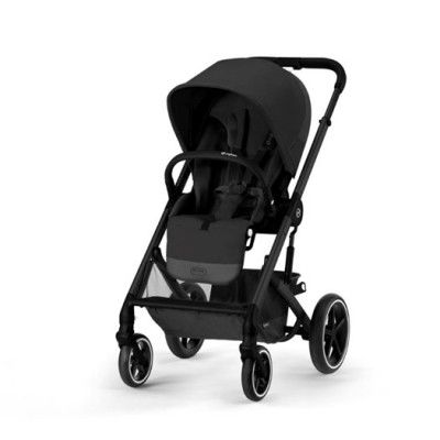 Cybex Balios S Lux sittvagn 2023, moon black/svart chassi