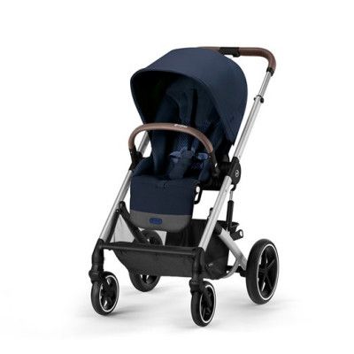 Cybex Balios S Lux sittvagn 2023, ocean blue/silvrigt chassi