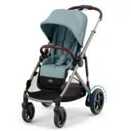 Cybex e-Gazelle S sittvagn, stormy blue/taupe chassi