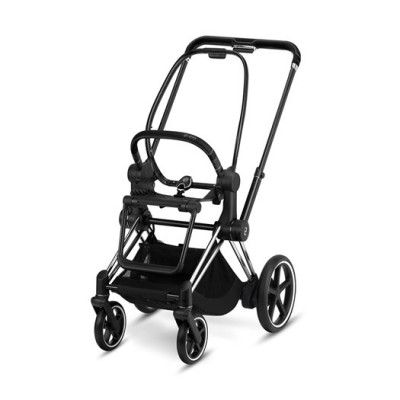 Cybex ePriam chassi&sittdelsbas, chrome/black