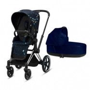 Cybex ePriam duovagn 2021, midnight blue/jewels of nature