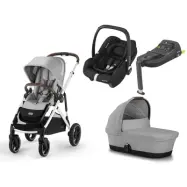 Cybex Gazelle S duovagn + Maxi-Cosi CabrioFix i-Size + bas