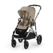 Cybex Gazelle S sittvagn, almond beige/taupe chassi