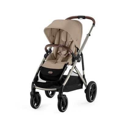 Cybex Gazelle S sittvagn, almond beige/taupe chassi