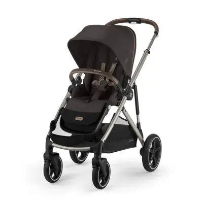 Cybex Gazelle S sittvagn, chocolate brown/taupe chassi