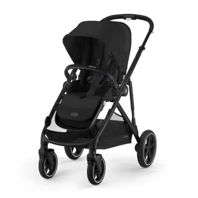Cybex Gazelle S sittvagn, moon black/svart chassi