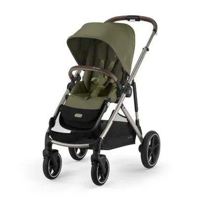 Cybex Gazelle S sittvagn, moss green/taupe chassi