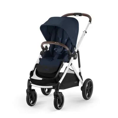 Cybex Gazelle S sittvagn, ocean blue/silvrigt chassi