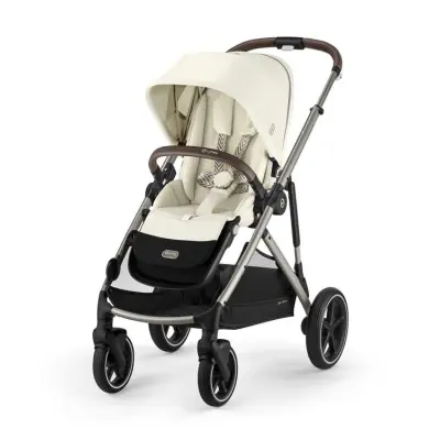 Cybex Gazelle S sittvagn, seashell beige/taupe chassi