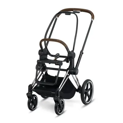 Cybex Priam chassi&sittdelsbas, chrome/brown