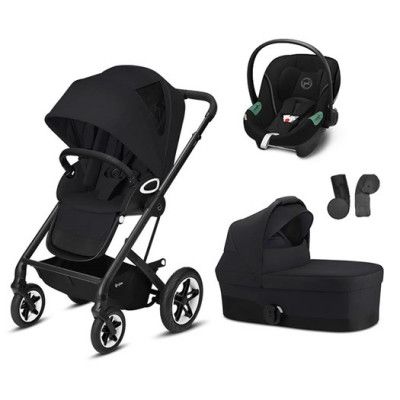 Cybex Talos S Lux 3-i-1-paket, deep black