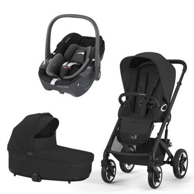 Cybex Talos S Lux duovagn + Maxi-Cosi Pebble 360