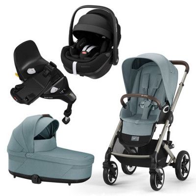 Cybex Talos S Lux duovagn + Maxi-Cosi Pebble 360 Pro + isofixbas
