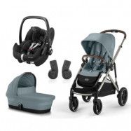 Cybex Talos S Lux duovagn 2023 + Maxi-Cosi Pebble Pro + adapter