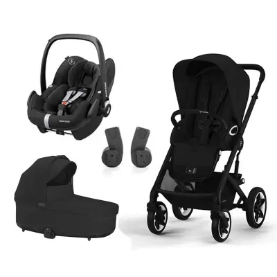 Cybex Talos S Lux duovagn + Maxi-Cosi Pebble Pro + adapter