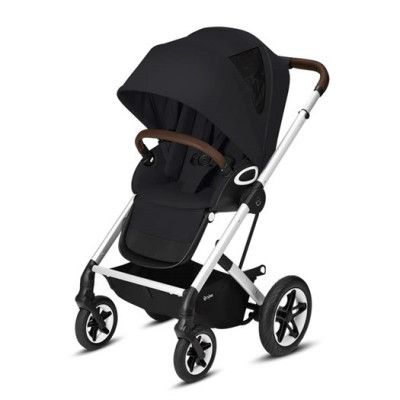 Cybex Talos S Lux sittvagn deep black/silvrigt chassi