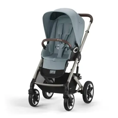 Cybex Talos S Lux sittvagn, stormy blue/taupe chassi