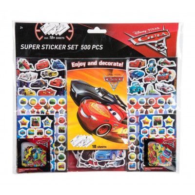 Cars 3 Mega Sticker set