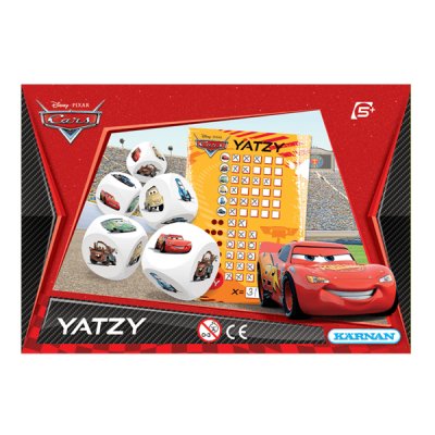 Egmont Kärnan Disney Cars 3, Yatzy