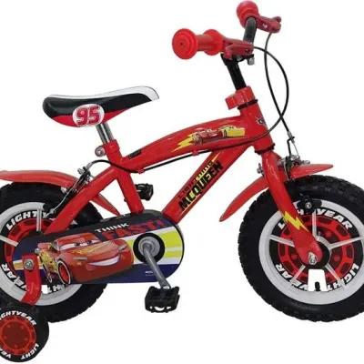 Disney - Barncykel - Cars 12 Tum Caliper Röd