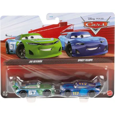 Disney Cars 1:55 2-pack Jim Reverick&Spikey Fillups - Disney Cars -  Leksaksaffären