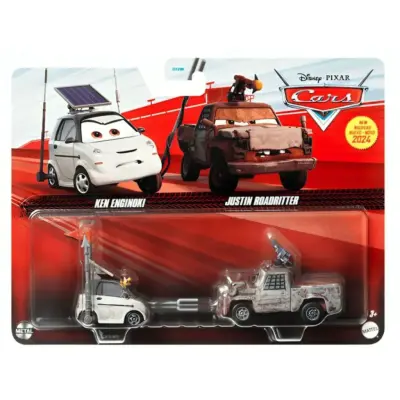 Disney Cars 1:55 2-pack Ken Enginoki&Justin Roadritter - Disney Cars -  Leksaksaffären
