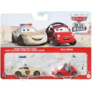 Disney Cars 1:55 2-pack Lightning McQueen Deputy Hazard&Bella Cadavre - Disney Cars -  Leksaksaffären