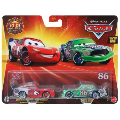 Disney Cars 1:55 2-pack Lightning McQueen&Chick Hicks - Disney Cars -  Leksaksaffären