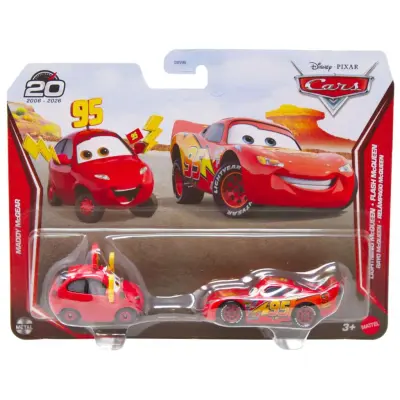 Disney Cars 1:55 2-pack Maddy McGear&Lightning McQueen - Disney Cars -  Leksaksaffären