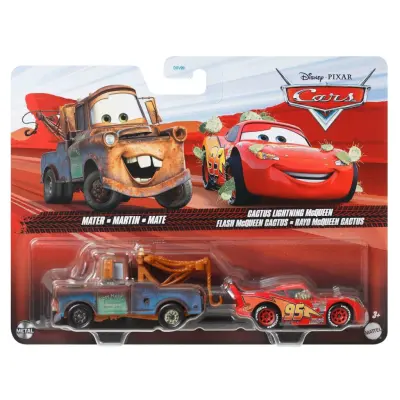 Disney Cars 1:55 2-pack Mater&Cactus Lightning McQueen - Disney Cars -  Leksaksaffären