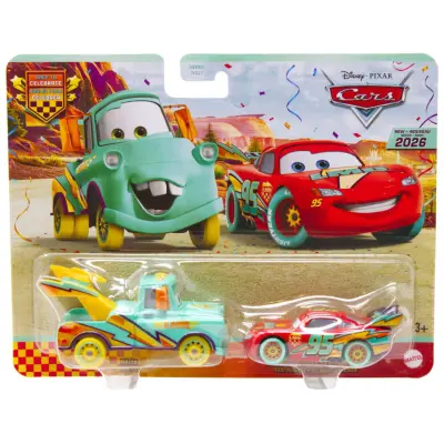 Disney Cars 1:55 2-pack Mater&Lightning McQueen - Disney Cars -  Leksaksaffären