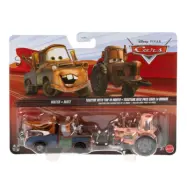 Disney Cars 1:55 2-pack Mater&Tractor with tire in mouth - Disney Cars -  Leksaksaffären