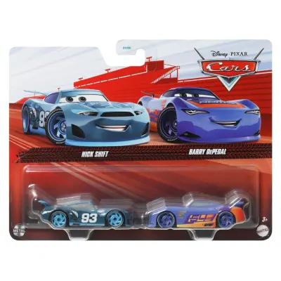 Disney Cars 1:55 2-pack Nick Shift&Barry DePedal - Disney Cars -  Leksaksaffären