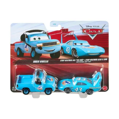 Disney Cars 1:55 2-pack Roger Wheeler&Strip Wheathers AKA The King - Disney Cars -  Leksaksaffären