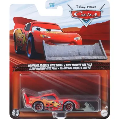 Disney Cars 1:55 Lightning McQueen with Shovel - Disney Cars -  Leksaksaffären