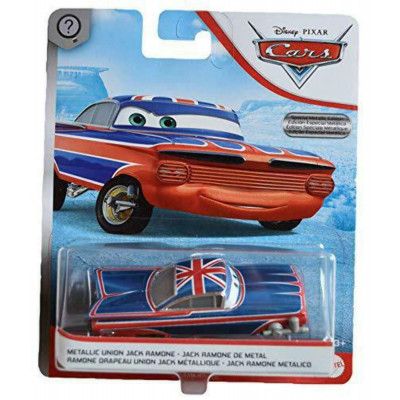 Disney Cars 1:55 METALLIC UNION JACK RAMONE GJY89