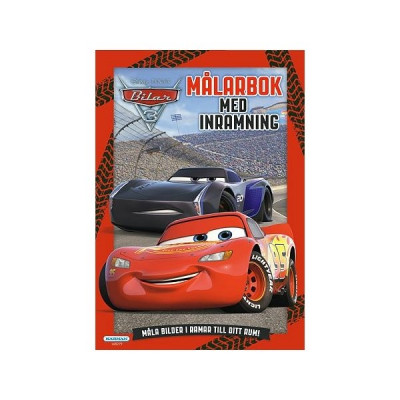 Egmont Kärnan Disney Cars 3, Målarbok med inramning