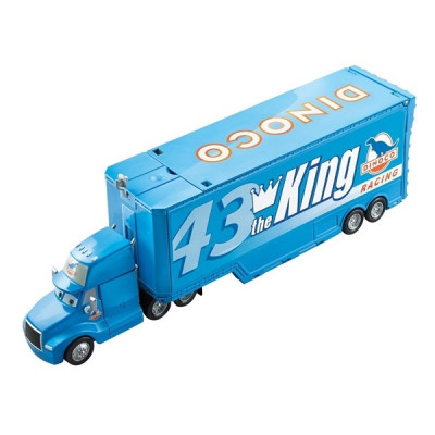 Mattel Disney Cars, Dinoco Drop&Jump Gray Truck