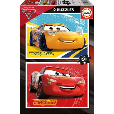 Educa, Disney Cars 3 - pussel 2x20 bitar