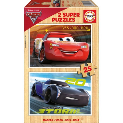 Educa, Disney Cars 3 - pussel 2x25 bitar