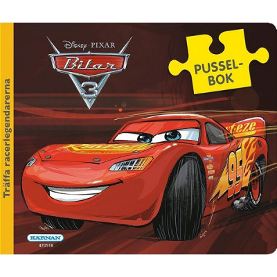 Egmont Kärnan Disney Cars 3, Pusselbok