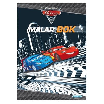 Egmont Kärnan Målarbok, Disney Bilar 2, 48 Sidor