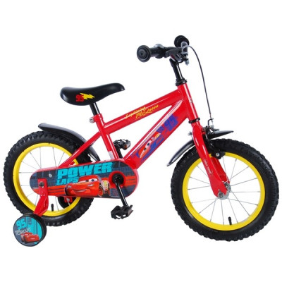 Volare Disney Cars, Barncykel med stödhjul - Cruiser 14