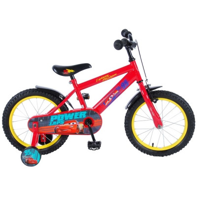 Volare Disney Cars, Barncykel med stödhjul - Power 16