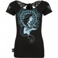Aladdin - Disney T-shirt - Disney Princess - Picnic Collection - Jasmine - M XL - för Dam - svart