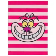 Alice i Underlandet - Disney Anteckningsbok - Notizbuch - Premium - Plüsch-Einband - Grinsekatze - för None - rosa