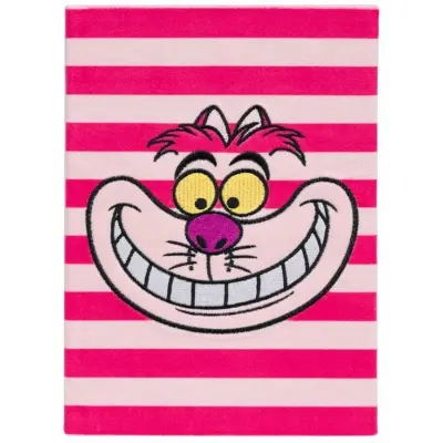 Alice i Underlandet - Disney Anteckningsbok - Notizbuch - Premium - Plüsch-Einband - Grinsekatze - för None - rosa