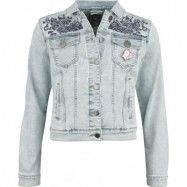 Alice i Underlandet - Disney Jeansjacka - We're All Mad Here - L XL - för Dam - denim/blå